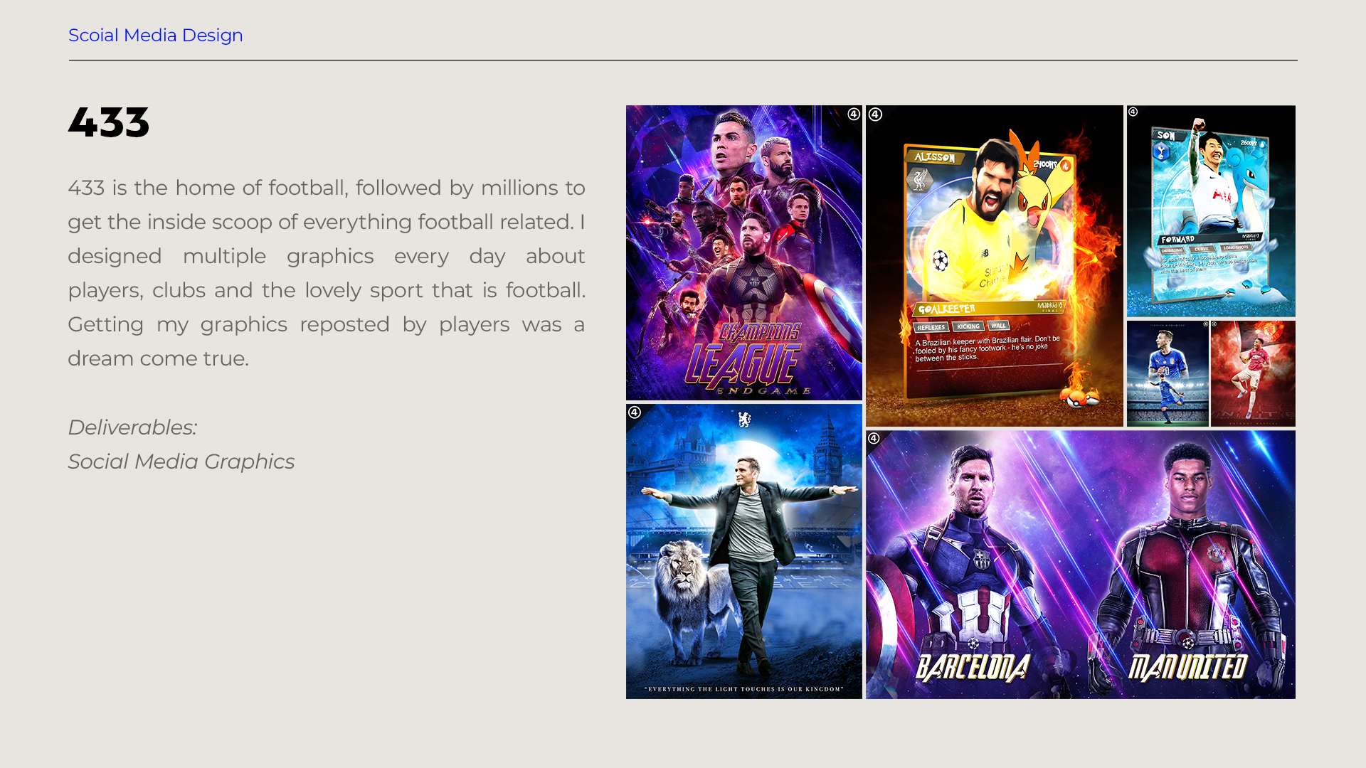 433 football social graphics