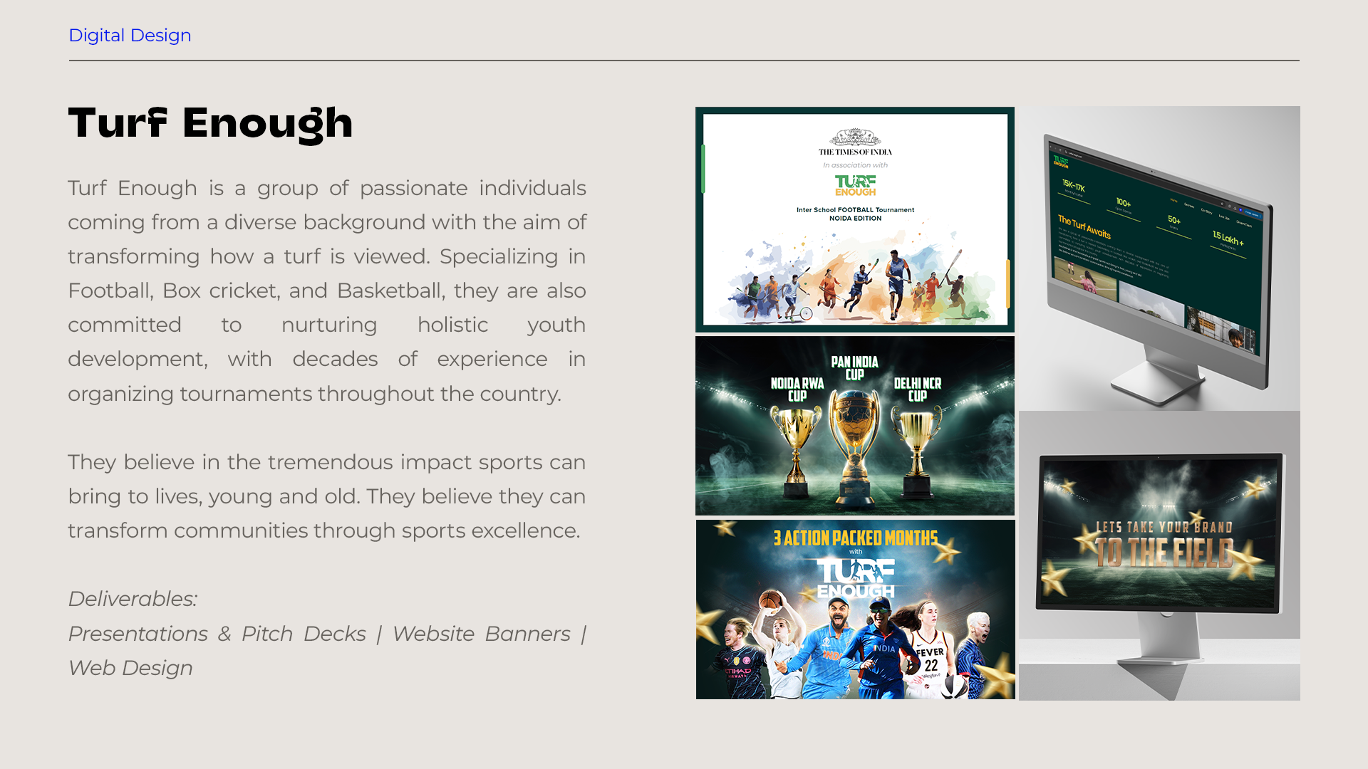 Turf Enough sports platform