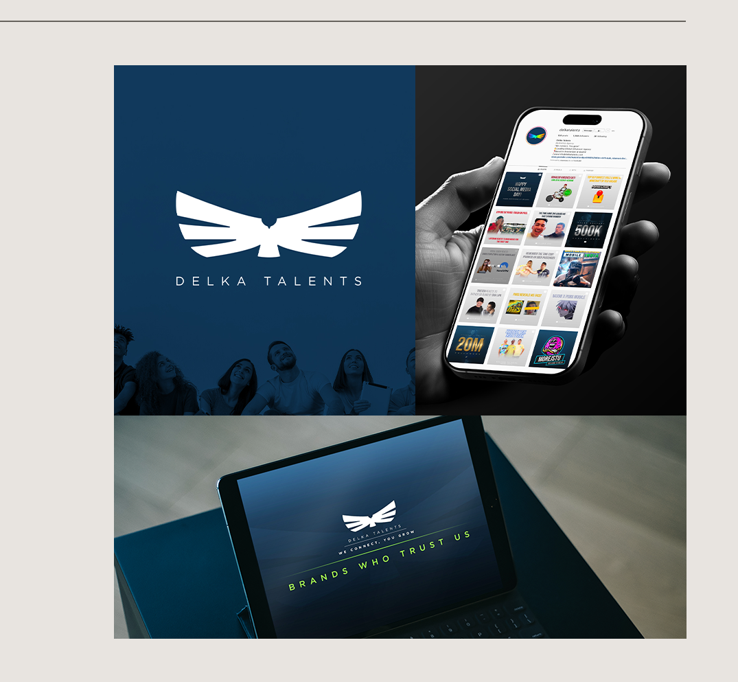 Delka Talents identity
