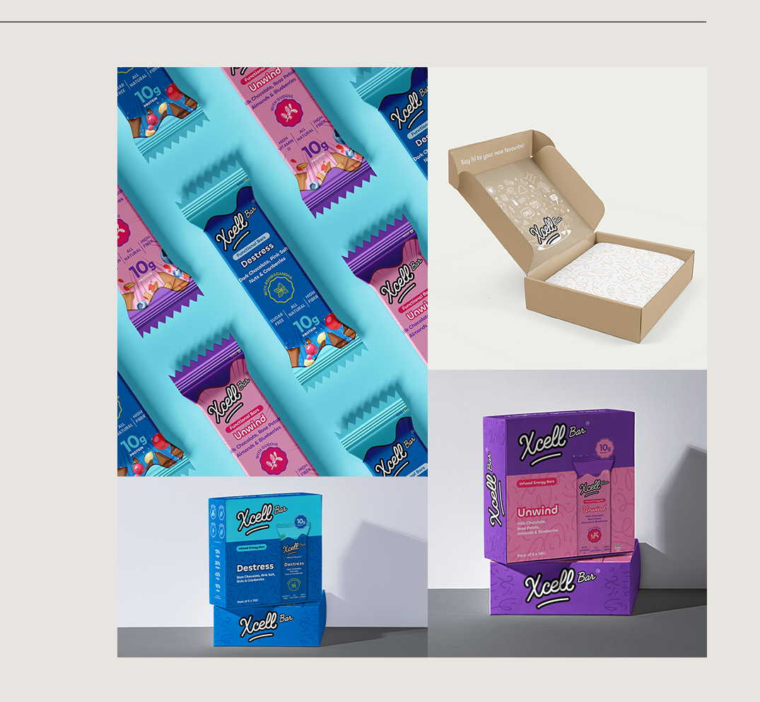 Xcell Bar packaging